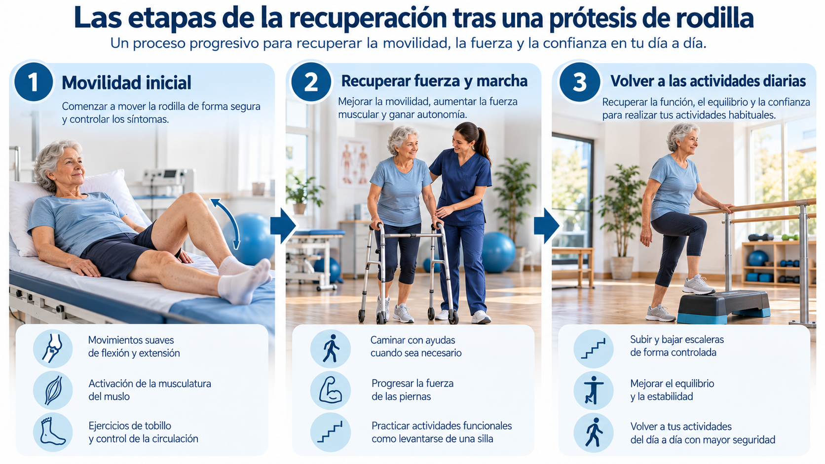 etapas protesis de rodilla